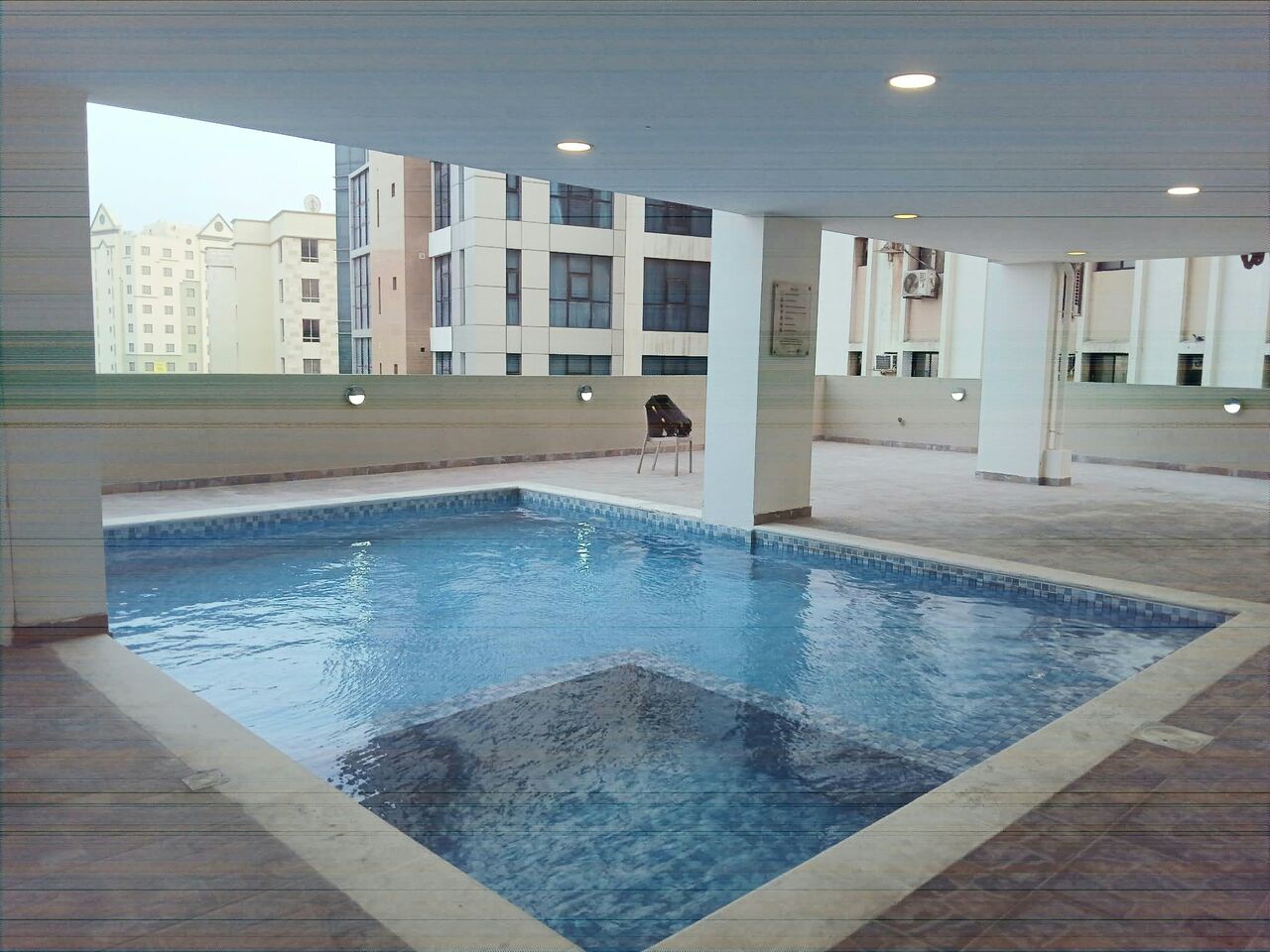 Bhd 270/month, Furnished, 1 Br, Fully-furnished | Mahooz | Parking | Pool | Gym | Wifi | Maintenance | Ewa Lmt Bd30