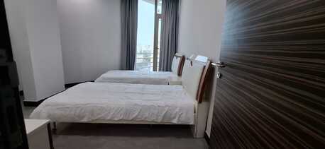 Bhd 350/month, Furnished, 2 Br, New Cute Apartment@adliya: Balcony:gym:security: Internet: Dedicated Parking:tony