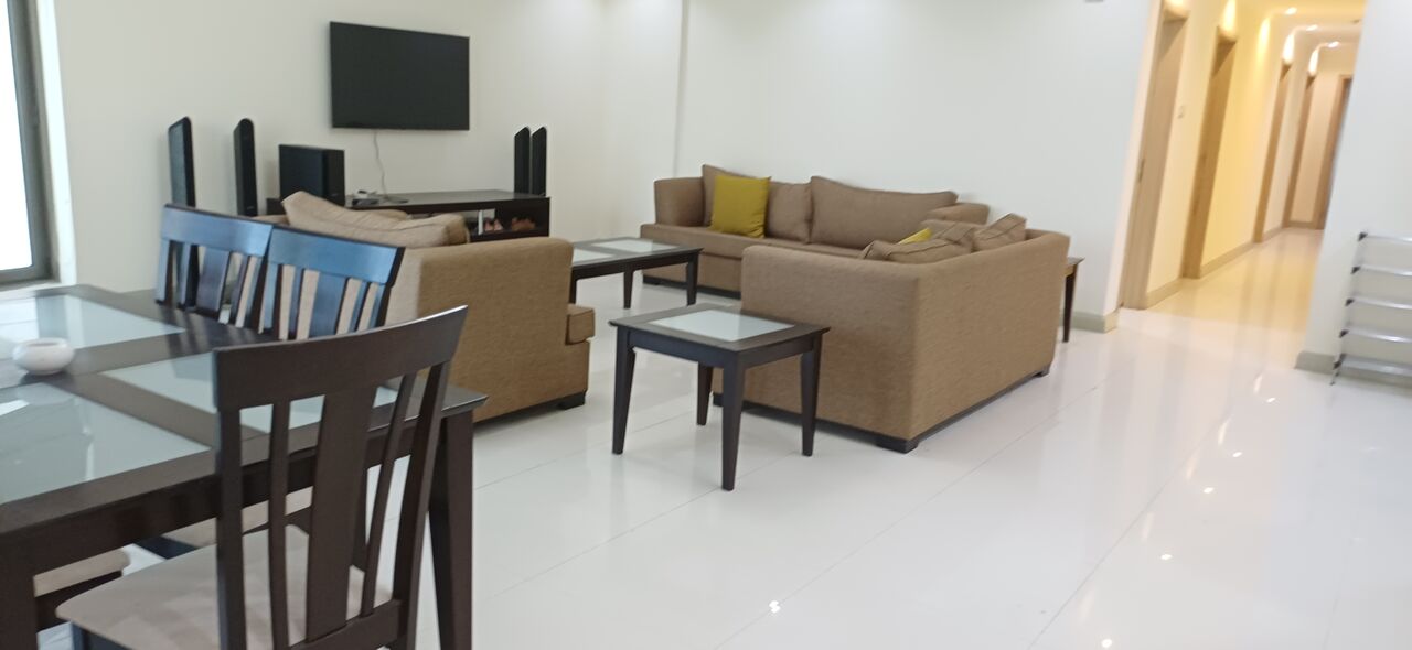 Bhd 480/month, Furnished, 3 Br, Spacious 3br Furnished Apartment With Maid Room In Seef