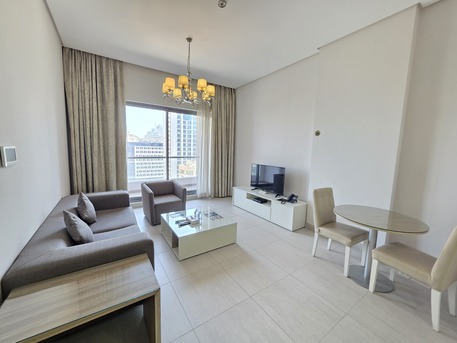 Bhd 350/month, Furnished, 1 Br, Monthly & Yearly Basis | Gorgeous Flat | Balcony | Free Wifi & Housekeeping | In Juffair