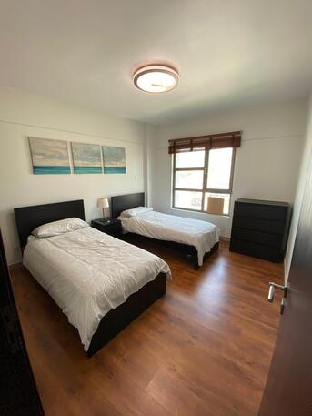 Bhd 650/month, Furnished, 2 Br, 120 Sq. Meter, Luxury Sea View 2br Apartment In Tala Island | Private Beach Access | Balcony | Amwaj