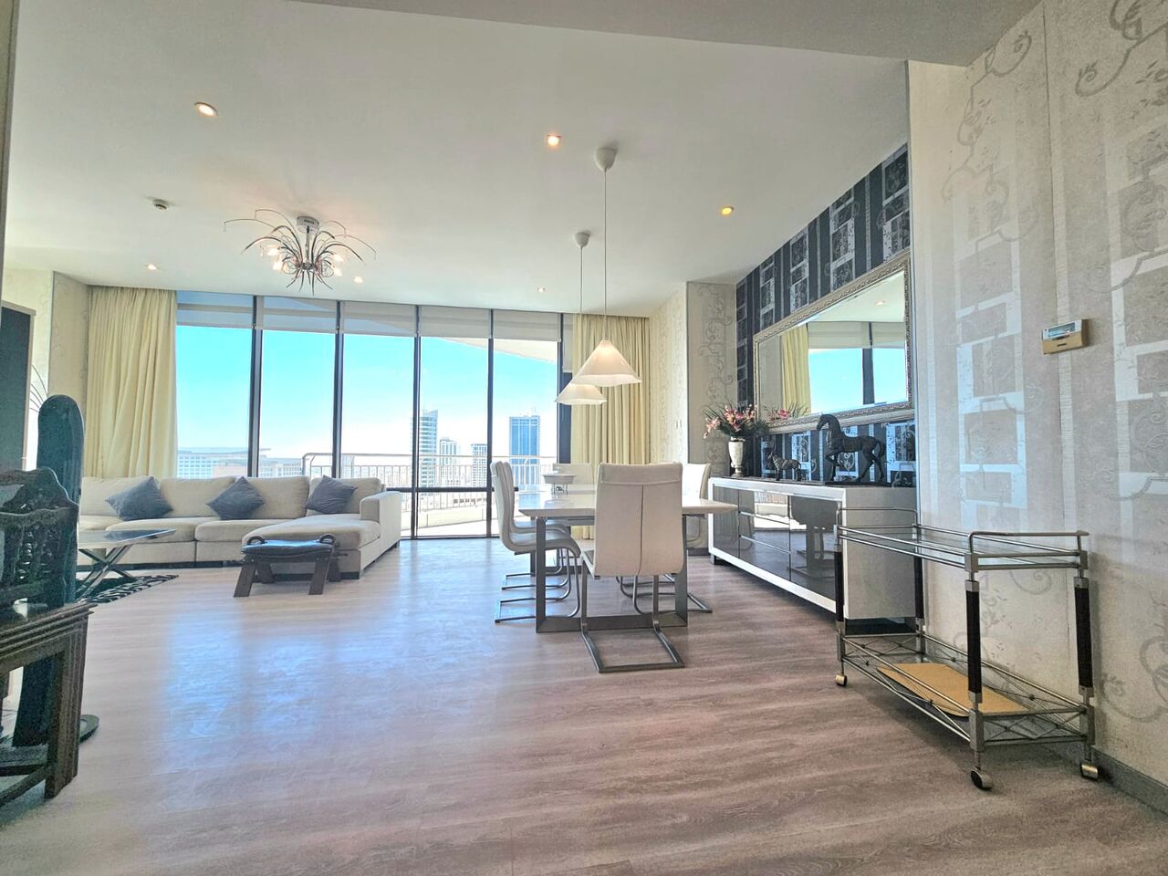 Bhd 700/month, Furnished, 3 Br, Apartment For Rent In Seef | Sea View | 2 Balconies